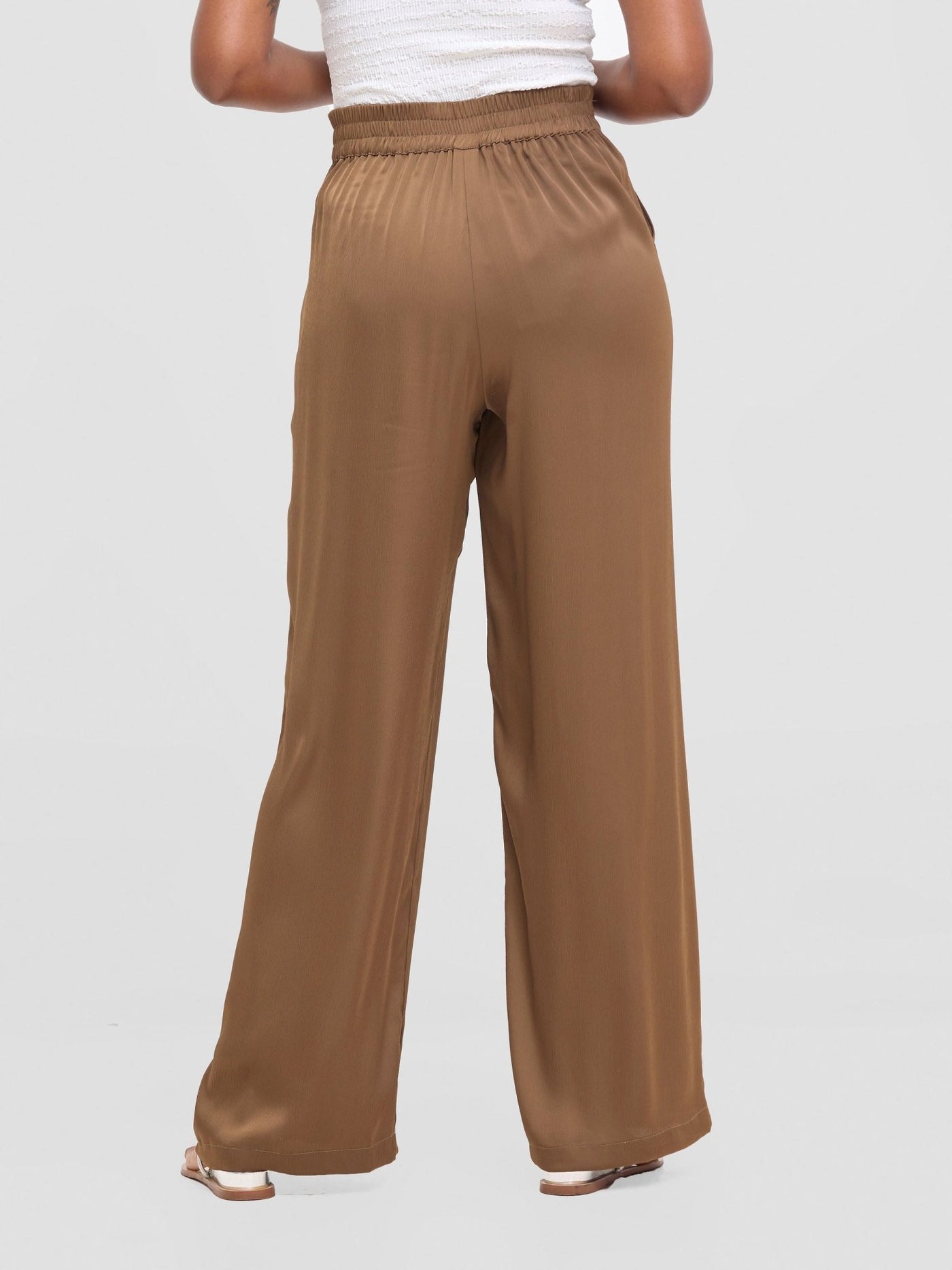 Vivo Tahisa Straight Leg Pants - Dark Olive - Shopzetu