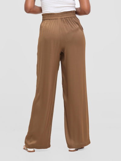 Vivo Tahisa Straight Leg Pants - Dark Olive - Shopzetu
