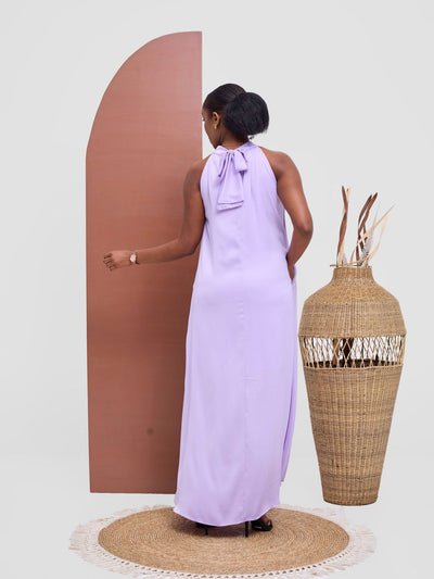 Vivo Kelemi 4.0 Halter Maxi Dress - Lilac - Shopzetu