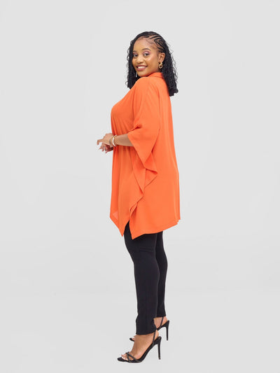 Vivo Isabi Loose Top - Orange - Shopzetu