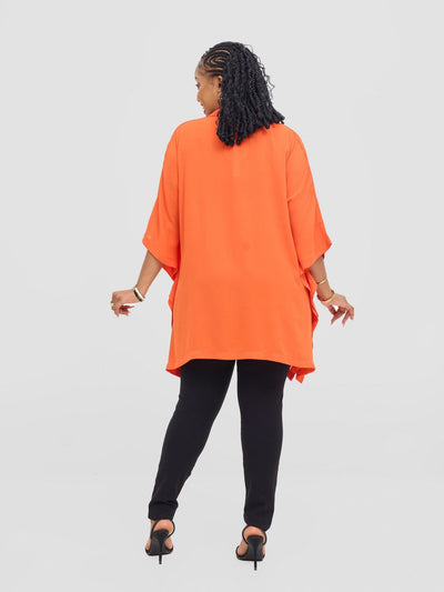 Vivo Isabi Loose Top - Orange - Shopzetu