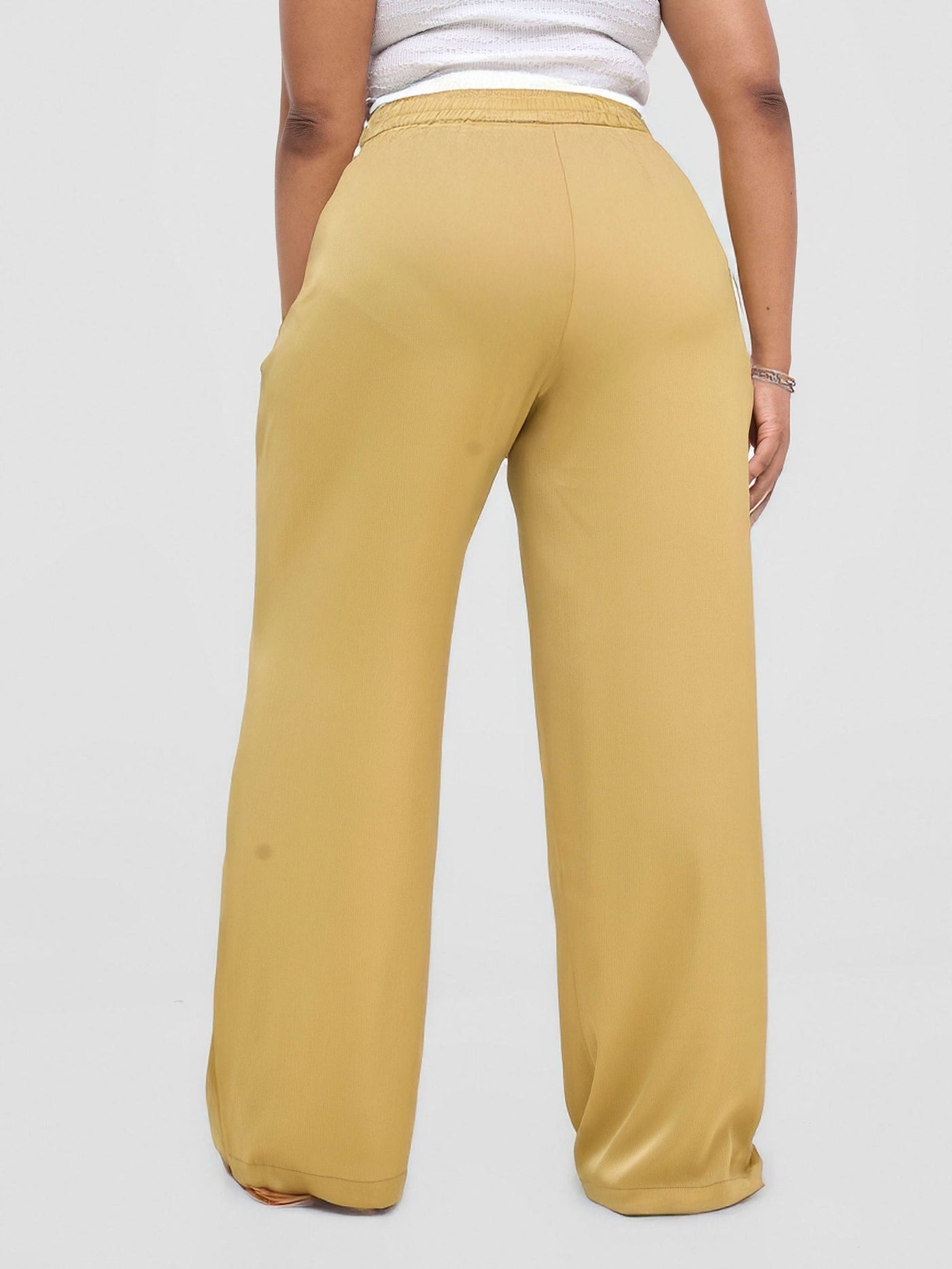 Vivo Tahisa Straight Leg Pants - Light Olive - Shopzetu