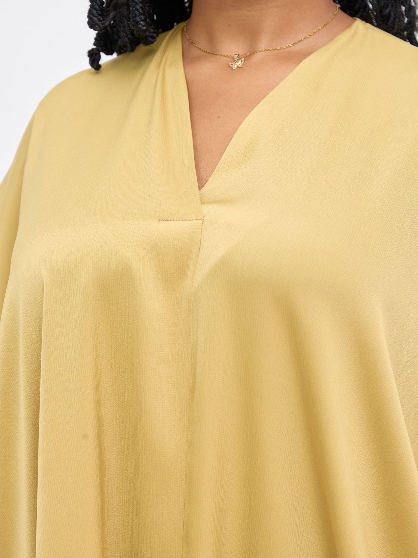 Vivo Tahisa Loose Top - Light Olive - Shopzetu