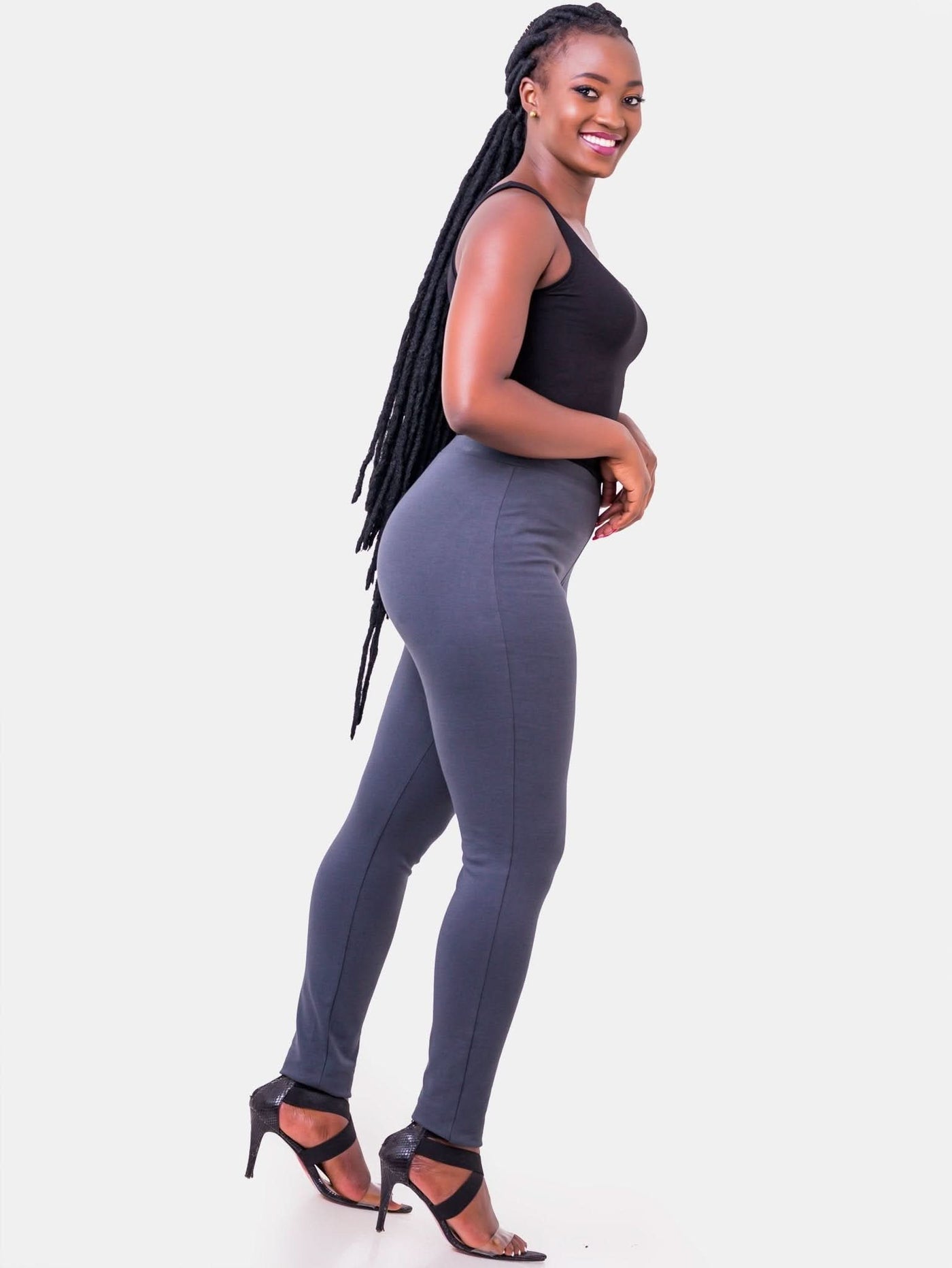 Vivo Basic Leisure Pants - Grey - Shopzetu