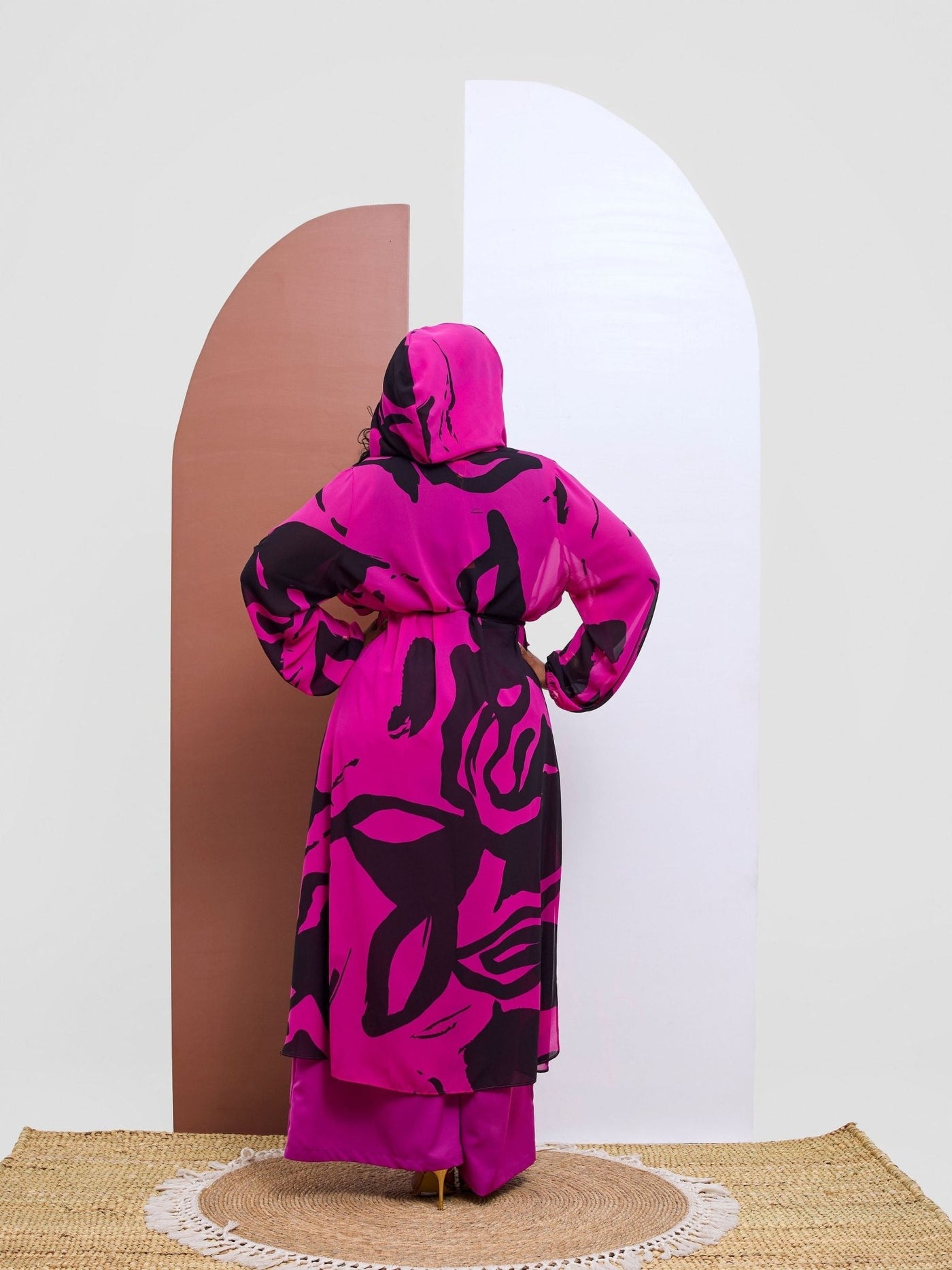 Vivo Kelemi 4.0 Kimono - Magenta / Black Nashe Print - Shopzetu