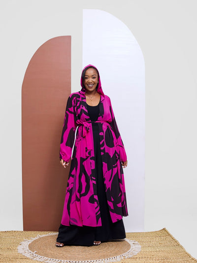Vivo Kelemi 4.0 Kimono - Magenta / Black Nashe Print - Shopzetu