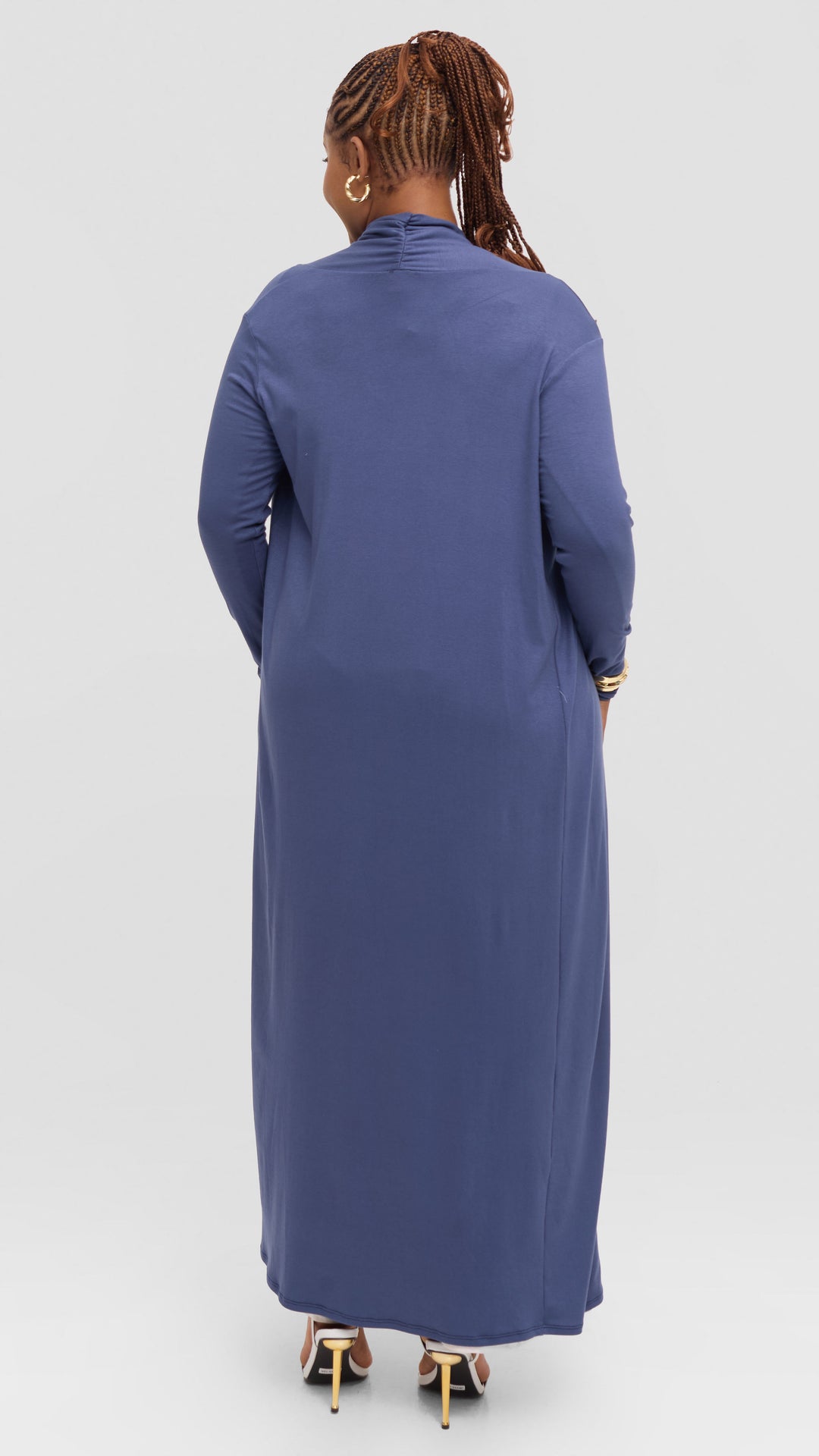 Vivo Basic Extra Long Lily Waterfall in Jersey - Powder Blue