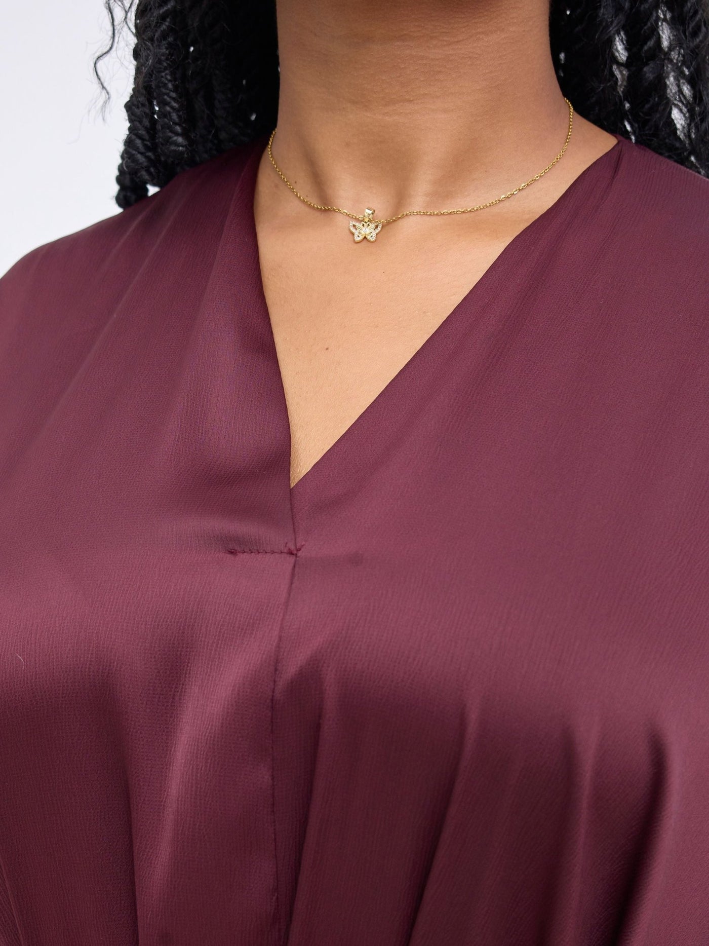 Vivo Tahisa Loose Top - Dark Brown - Shopzetu