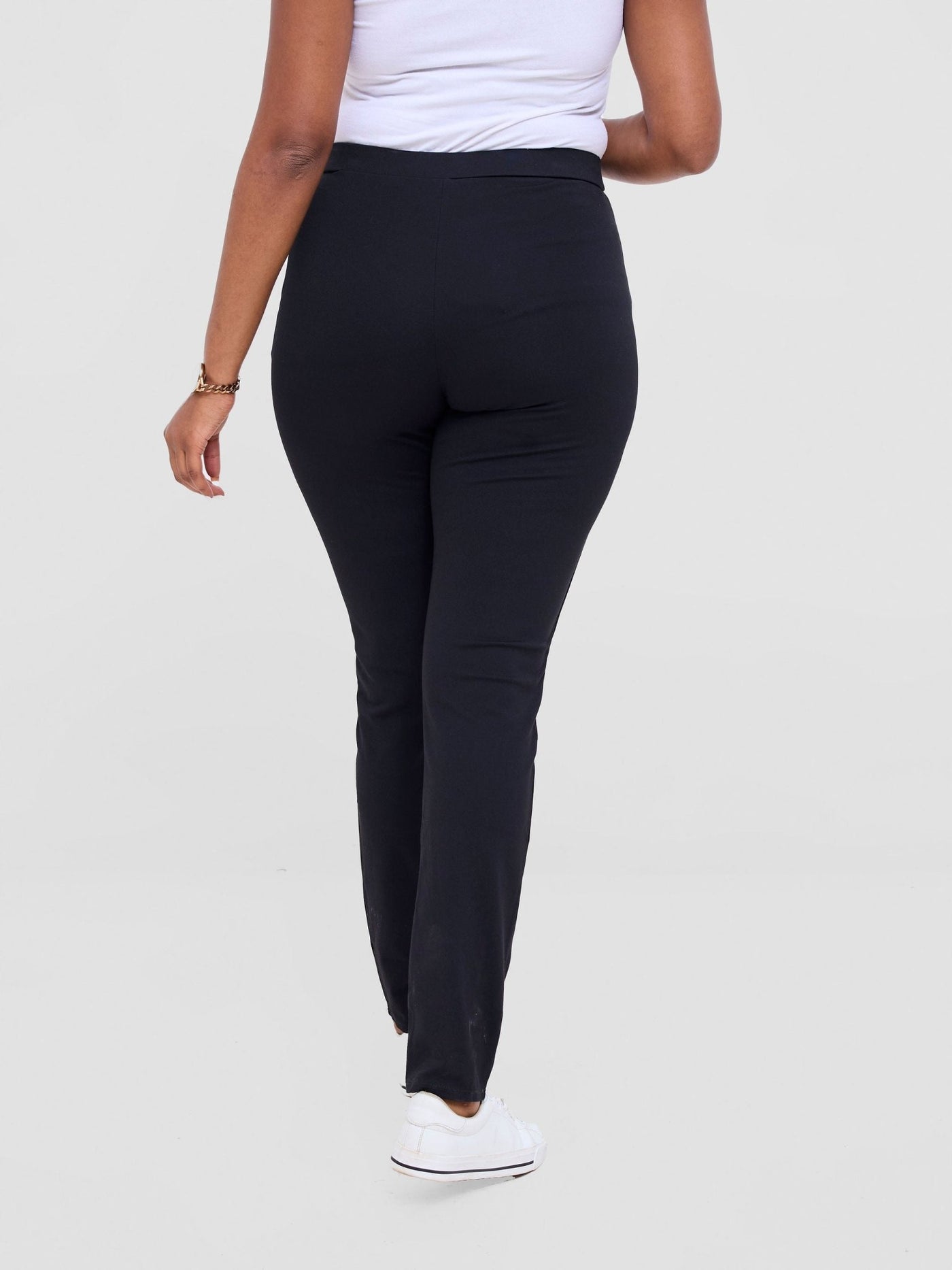 Vivo Basic Leisure Pants - Black - Shopzetu