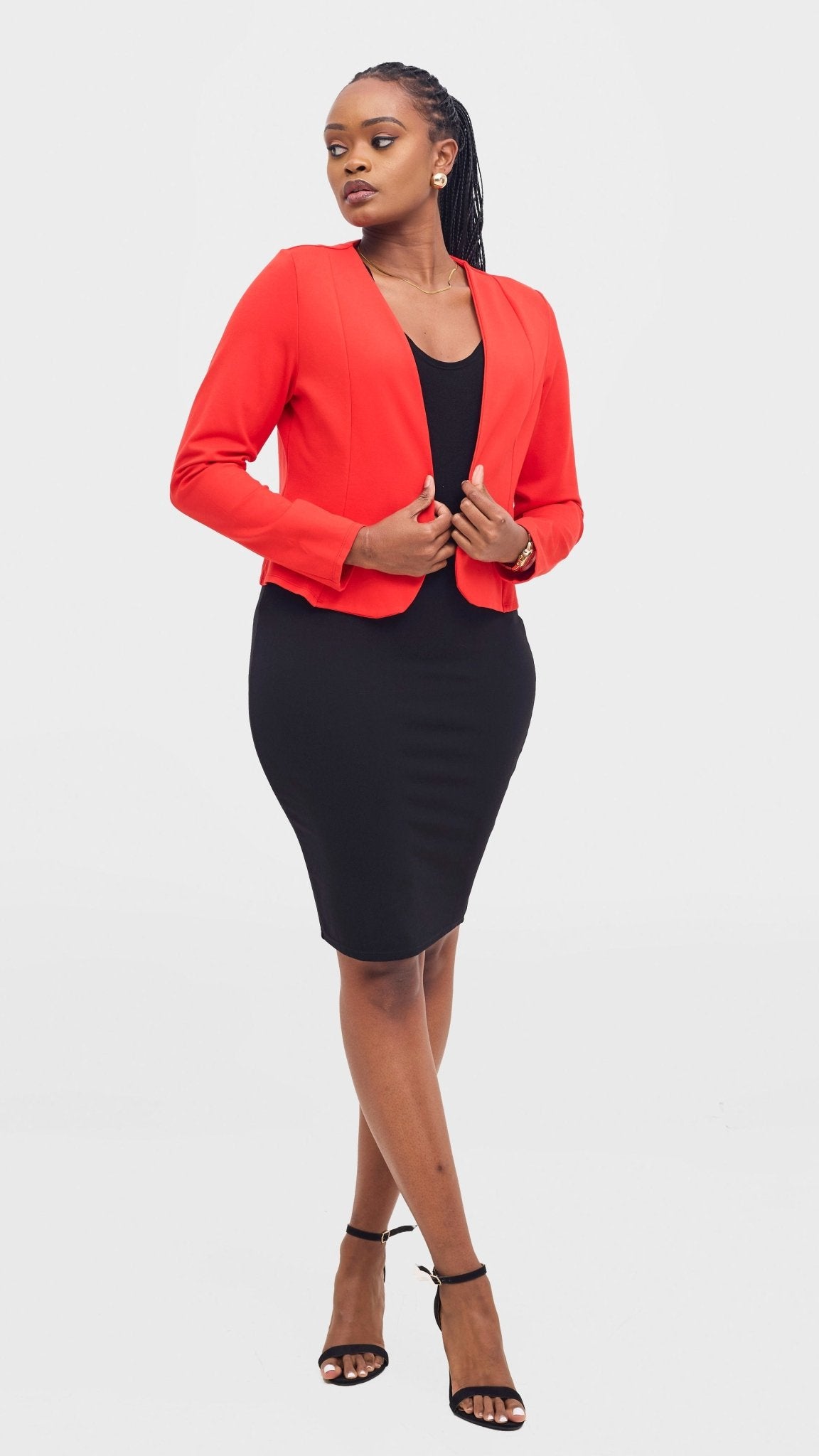 Vivo Basic Ali Jacket - Red - Shopzetu