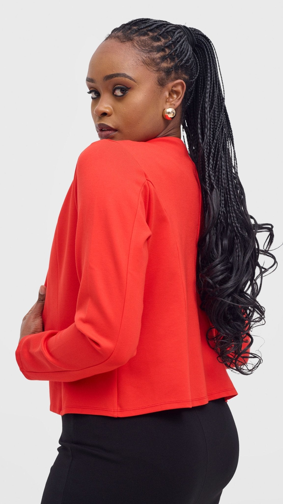 Vivo Basic Ali Jacket - Red - Shopzetu