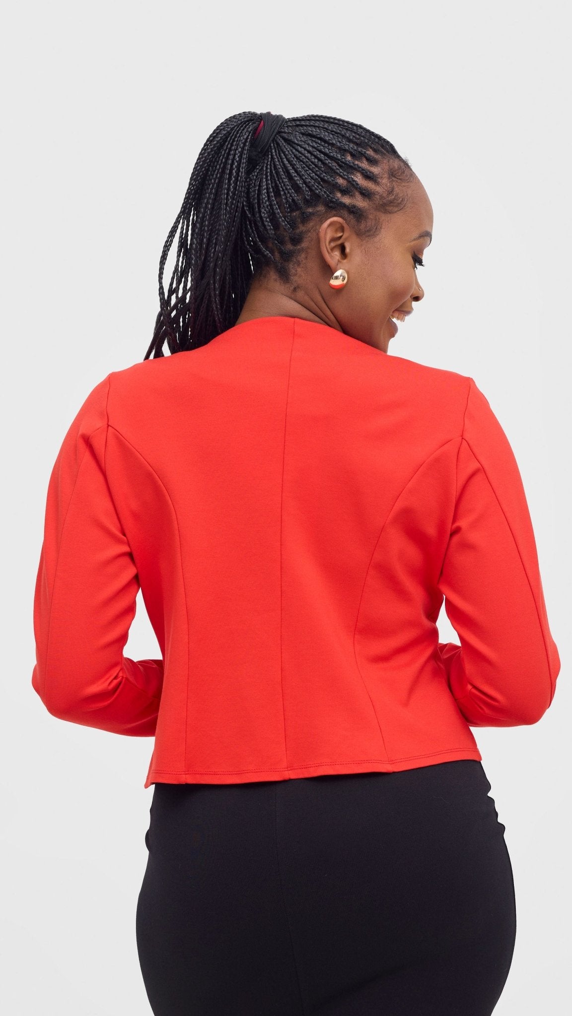 Vivo Basic Ali Jacket - Red - Shopzetu