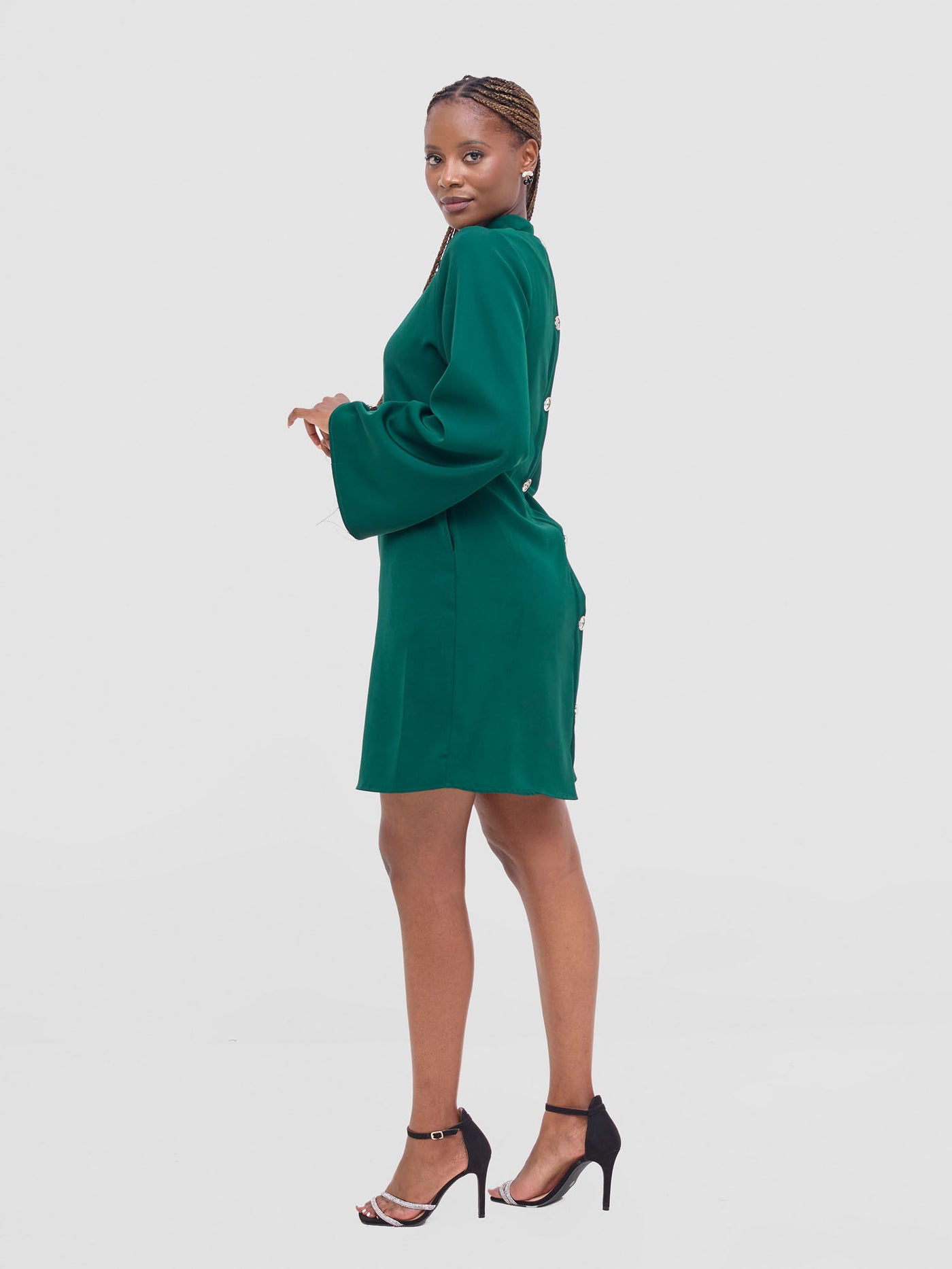 HOT Azani Shift Dress - Green - Shopzetu