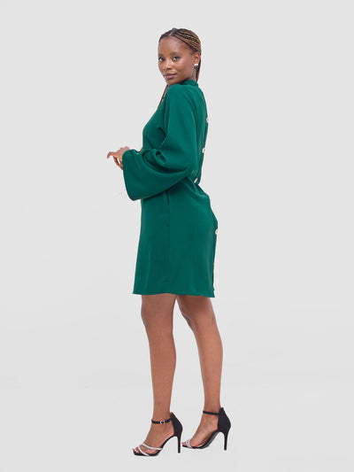 HOT Azani Shift Dress - Green - Shopzetu