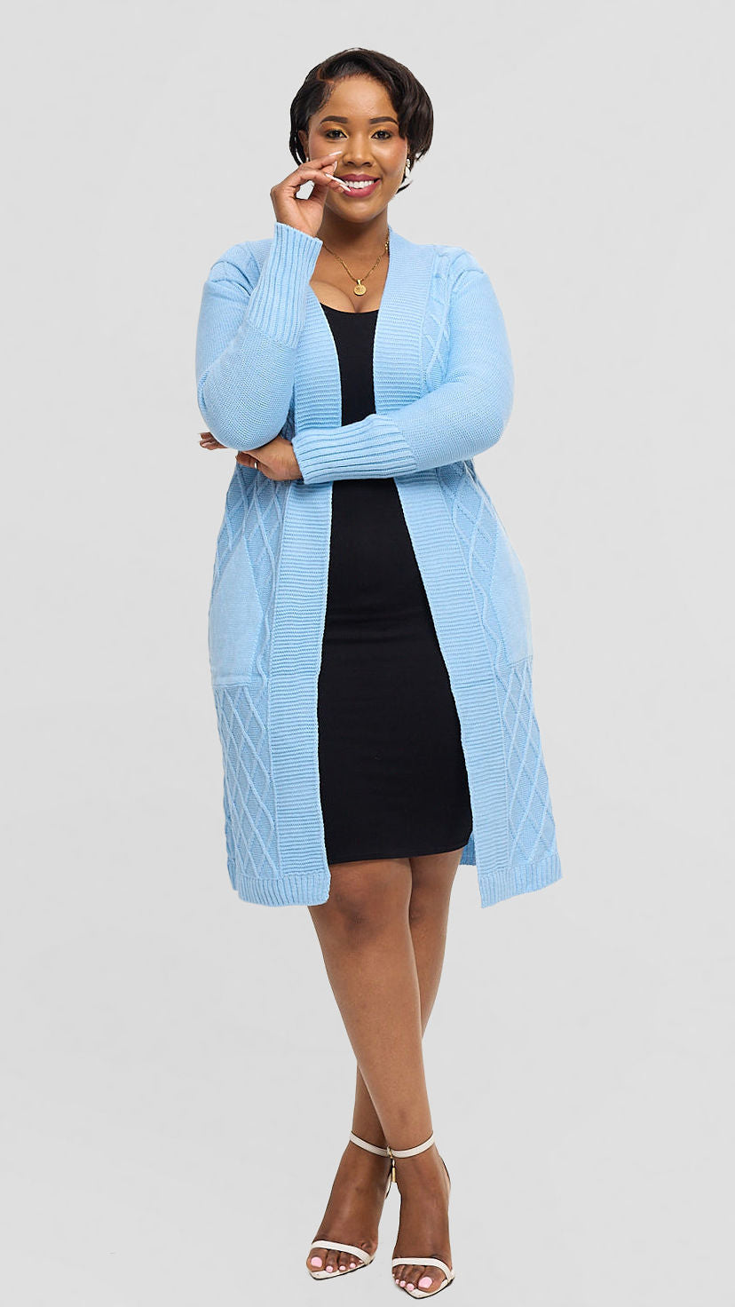 The Fashion Frenzy Waterfall - Sky Blue