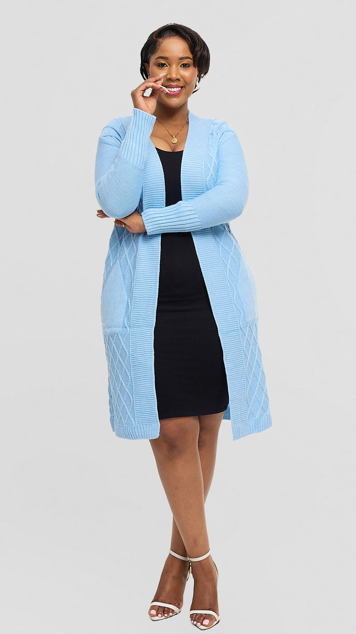 The Fashion Frenzy Waterfall - Sky Blue