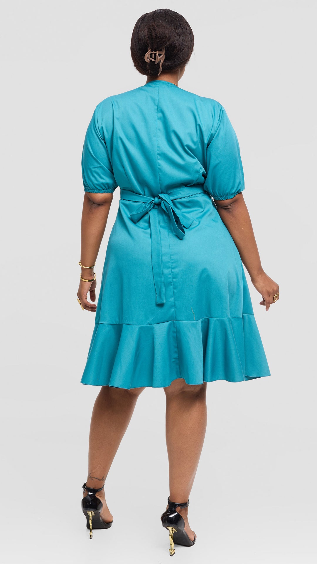 Lizola Willow Wrap Dress - Blue