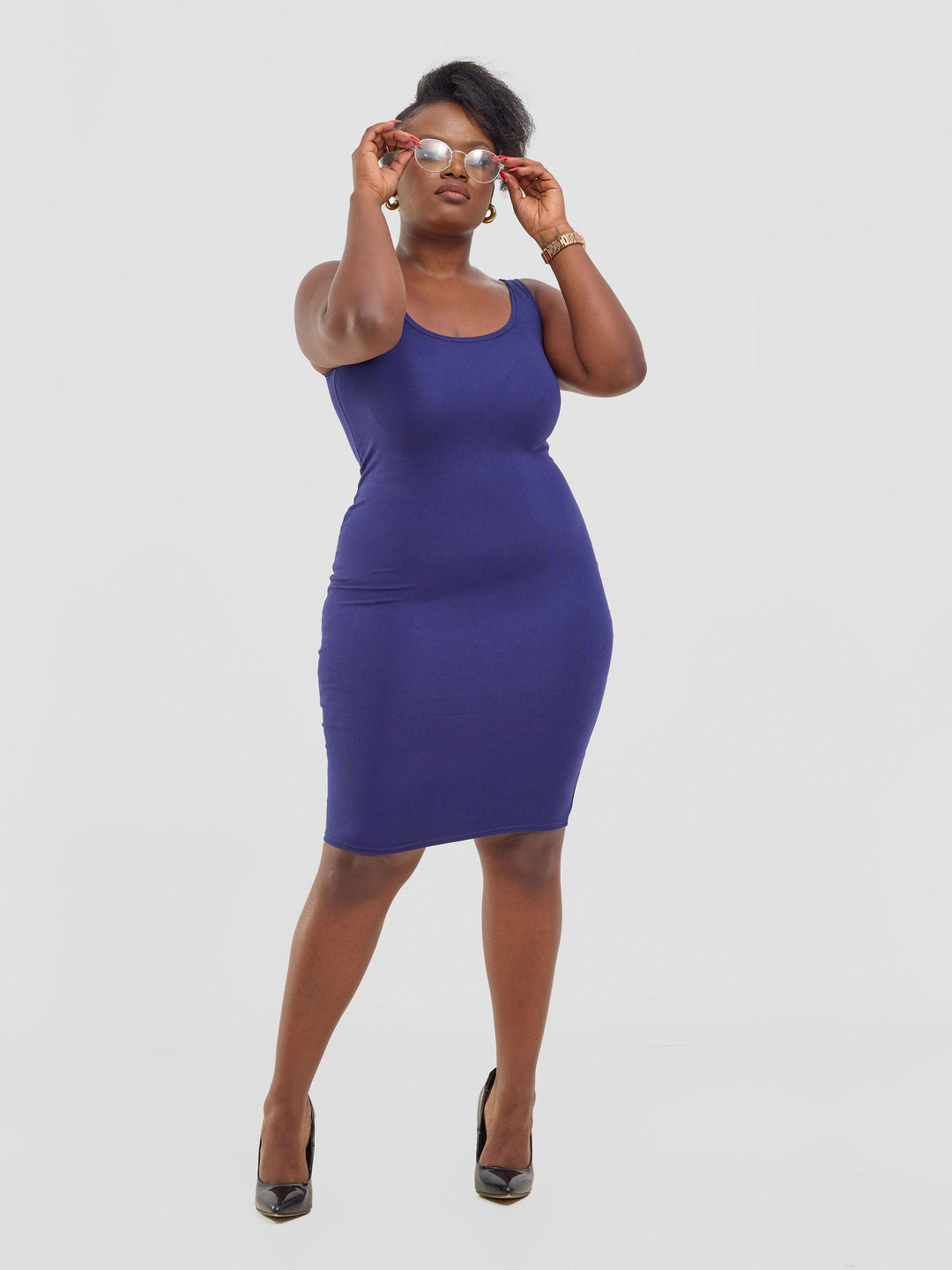 Zoya Sitawi Bodycon - Navy blue