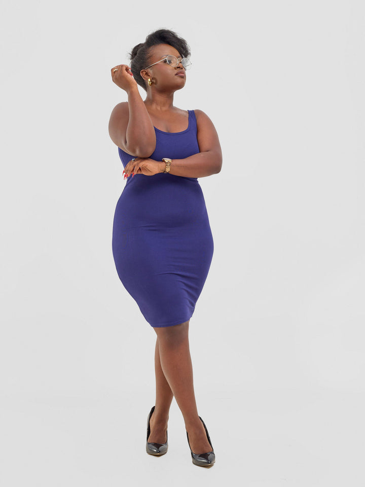 Zoya Sitawi Bodycon - Navy blue