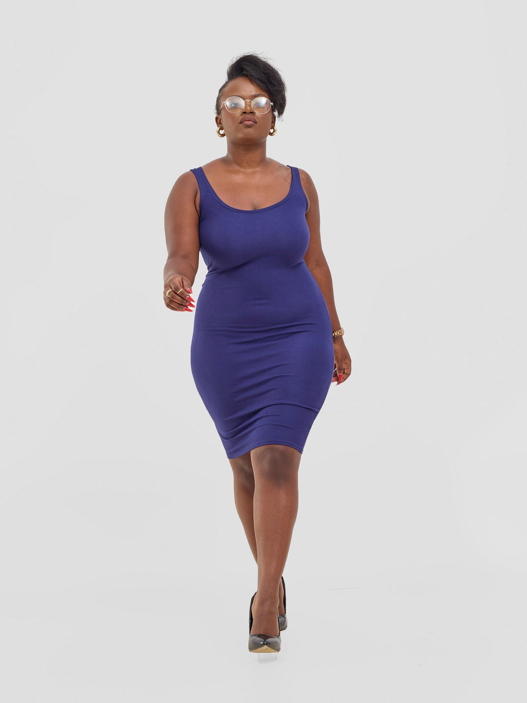 Zoya Sitawi Bodycon - Navy blue