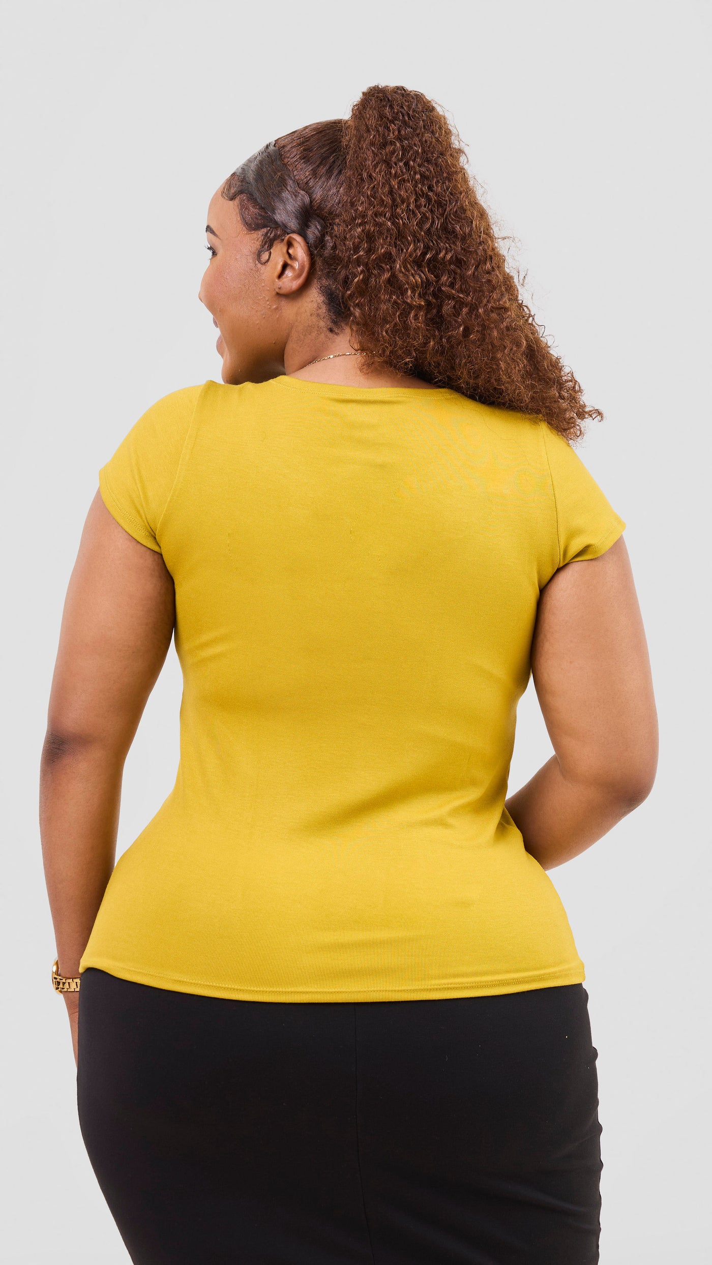 Vivo Everyday Cap Sleeve Top - Olive
