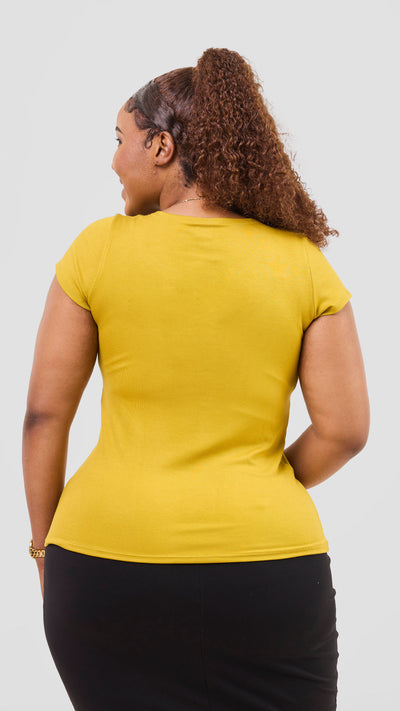 Vivo Everyday Cap Sleeve Top - Olive