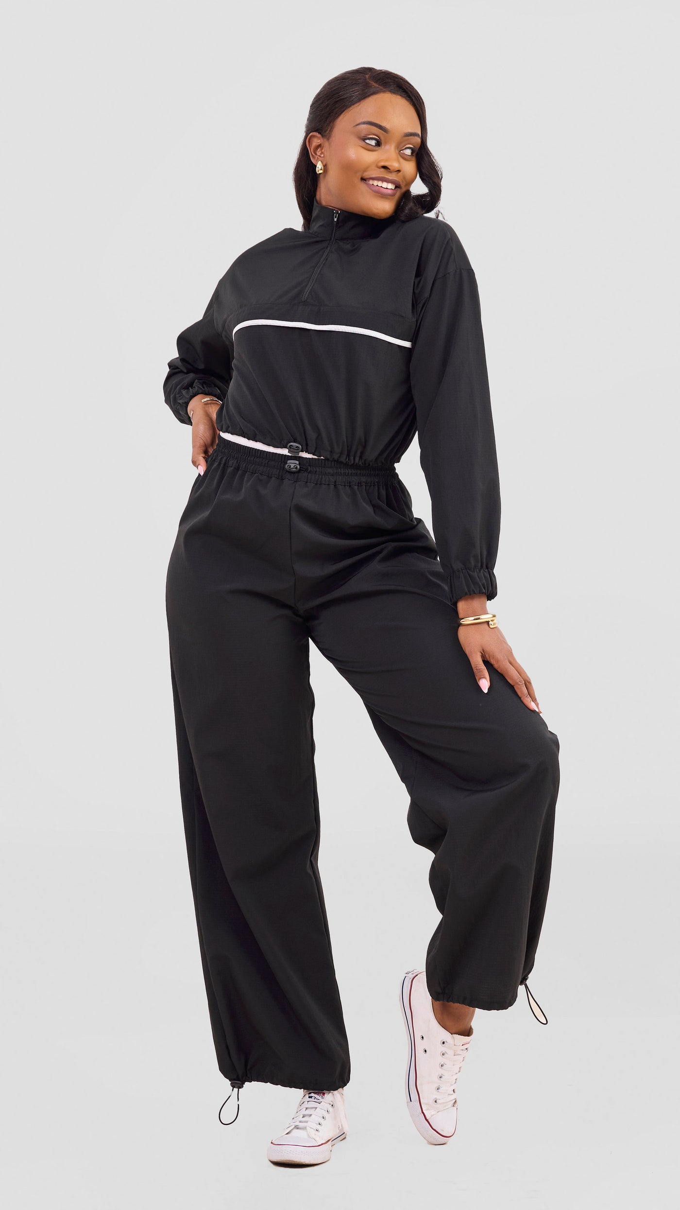 Zoya Vasha Track Pants - Black