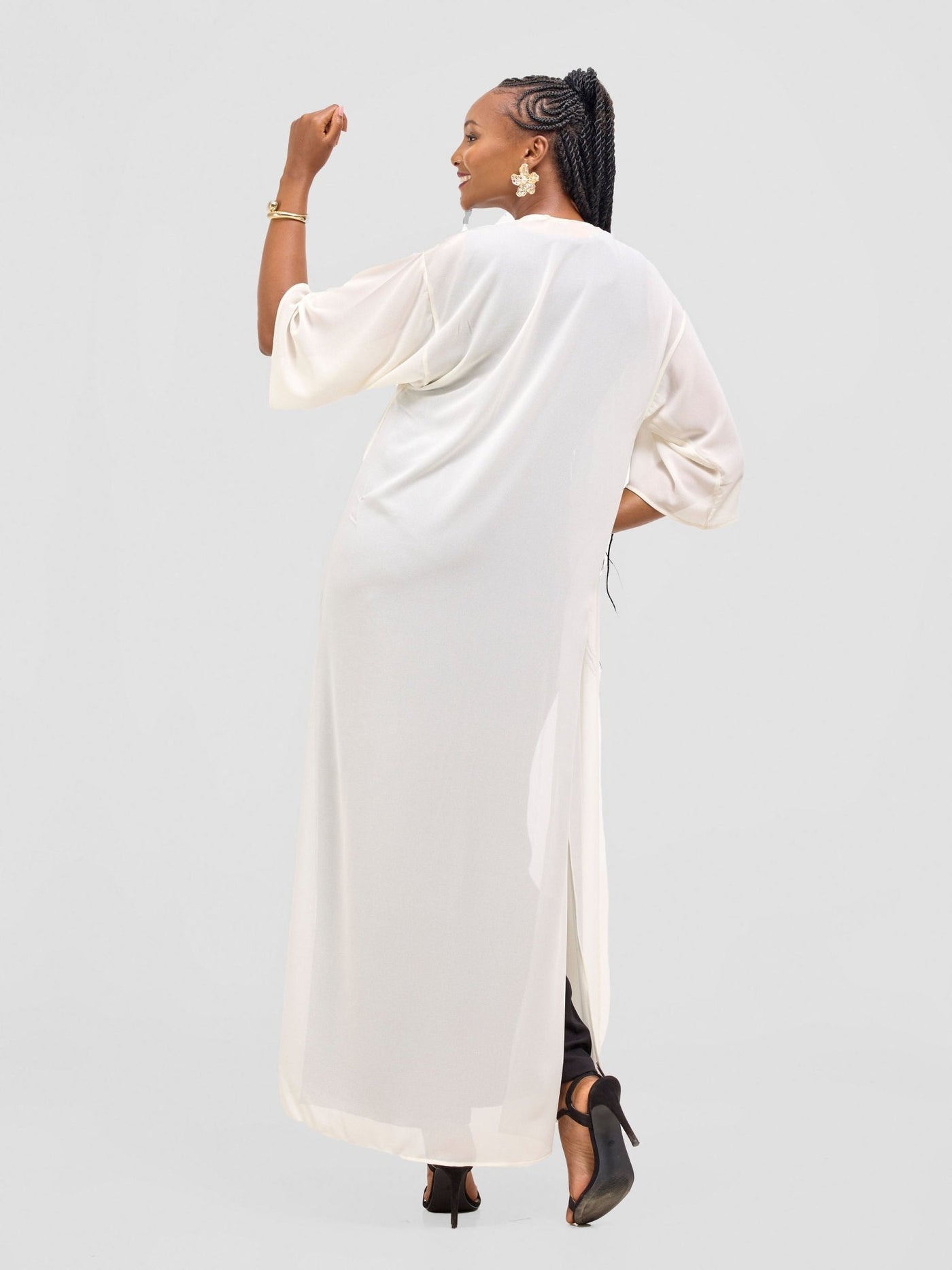 Vivo Basic Nandi A - Line Kimono - Off white - Shopzetu