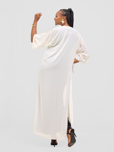 Vivo Basic Nandi A - Line Kimono - Off white - Shopzetu