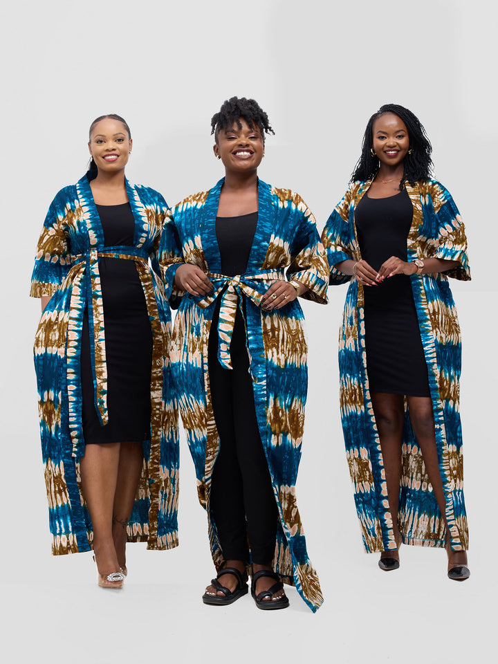 Izulu Ashanti 8 Kimono - Brown