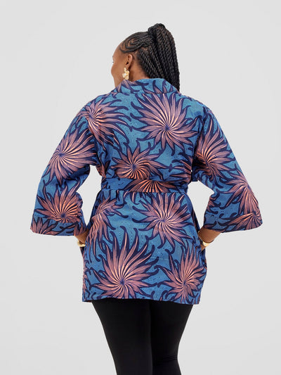 Vivo Short Kimono - Tana Print - Shopzetu