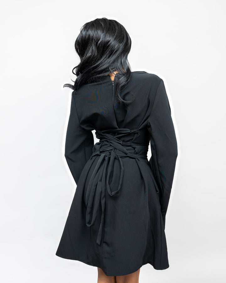 Afriwia Zawadi Shift Dress - Black