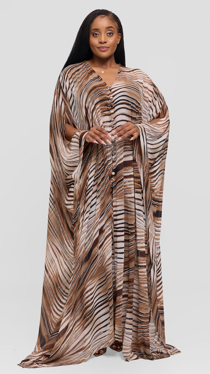 Nika Bonica Serena Kaftan - Brown