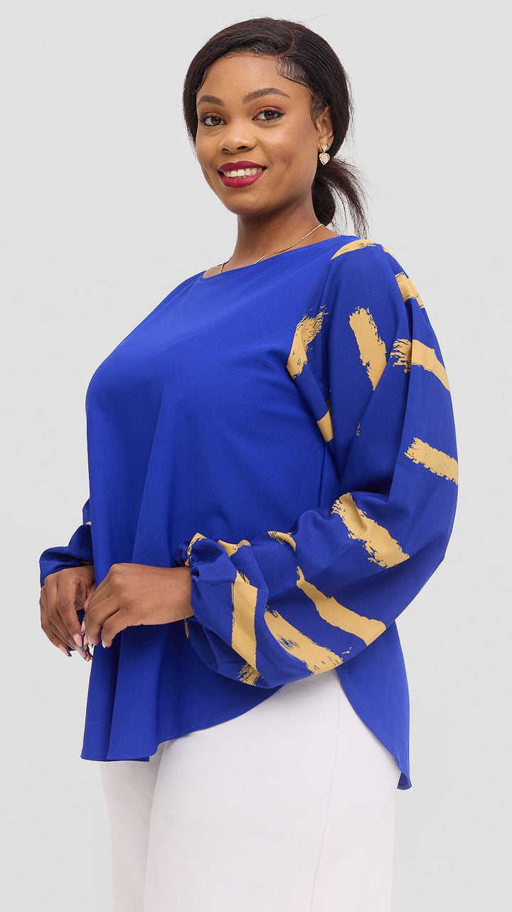 AGAMU Keyara Top - Blue