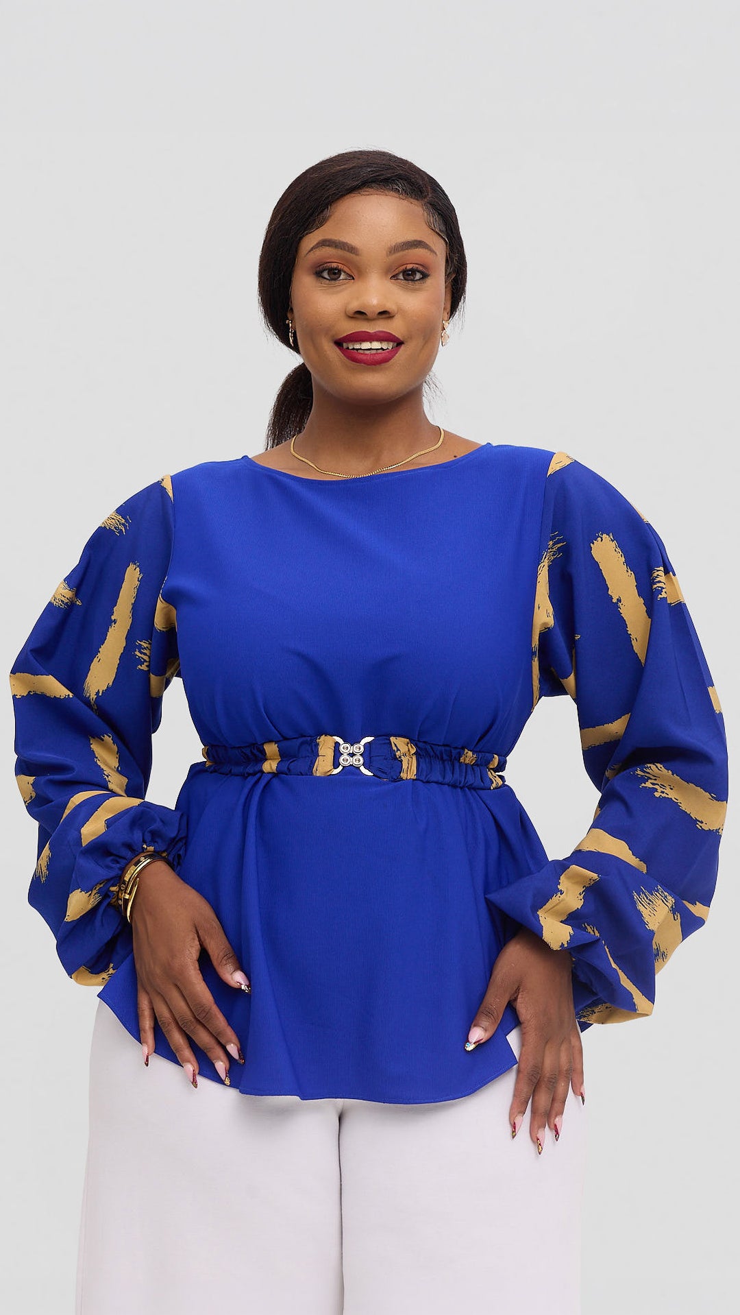 AGAMU Keyara Top - Blue