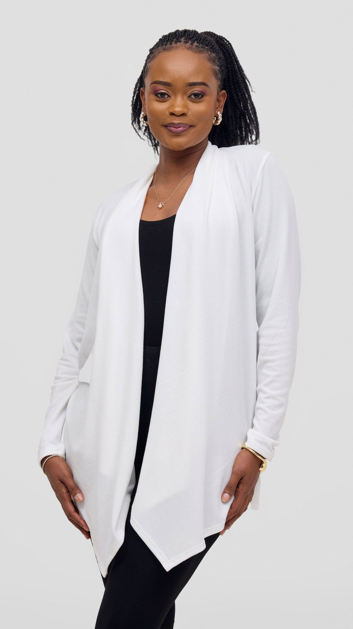 Vivo Ari Sweater - White - Shopzetu