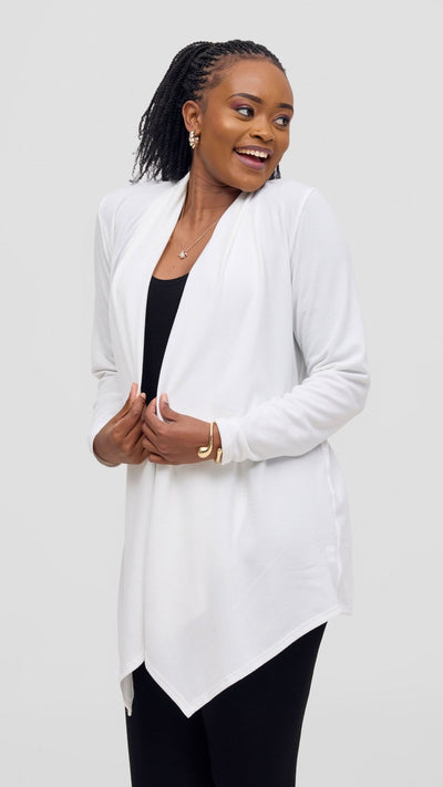 Vivo Ari Sweater - White - Shopzetu