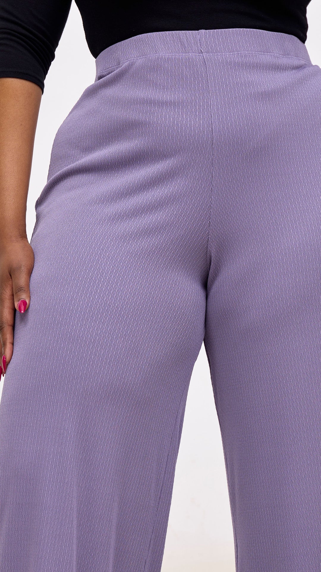 Vivo Chela Wide Leg Pants - Lilac