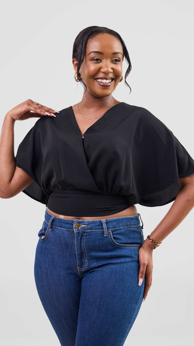 Mkenya Collections Top - Black