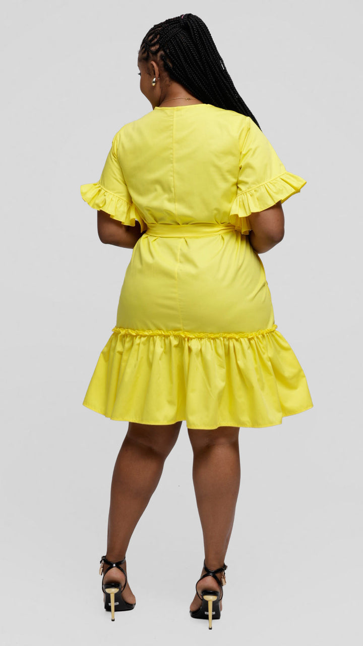 Lizola  Sunny Shift Dress - Yellow