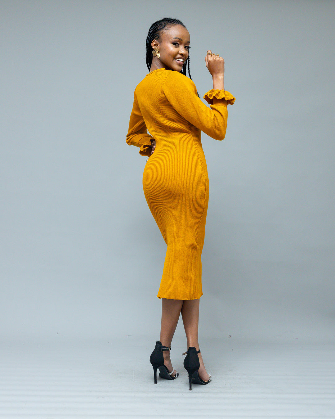 Afriwia Twilight Dress - Mustard