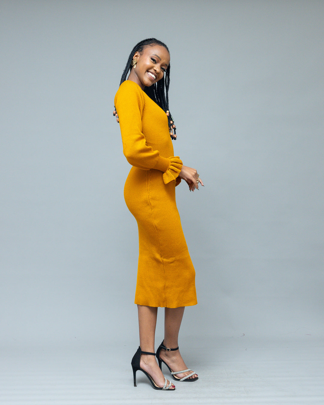 Afriwia Twilight Dress - Mustard