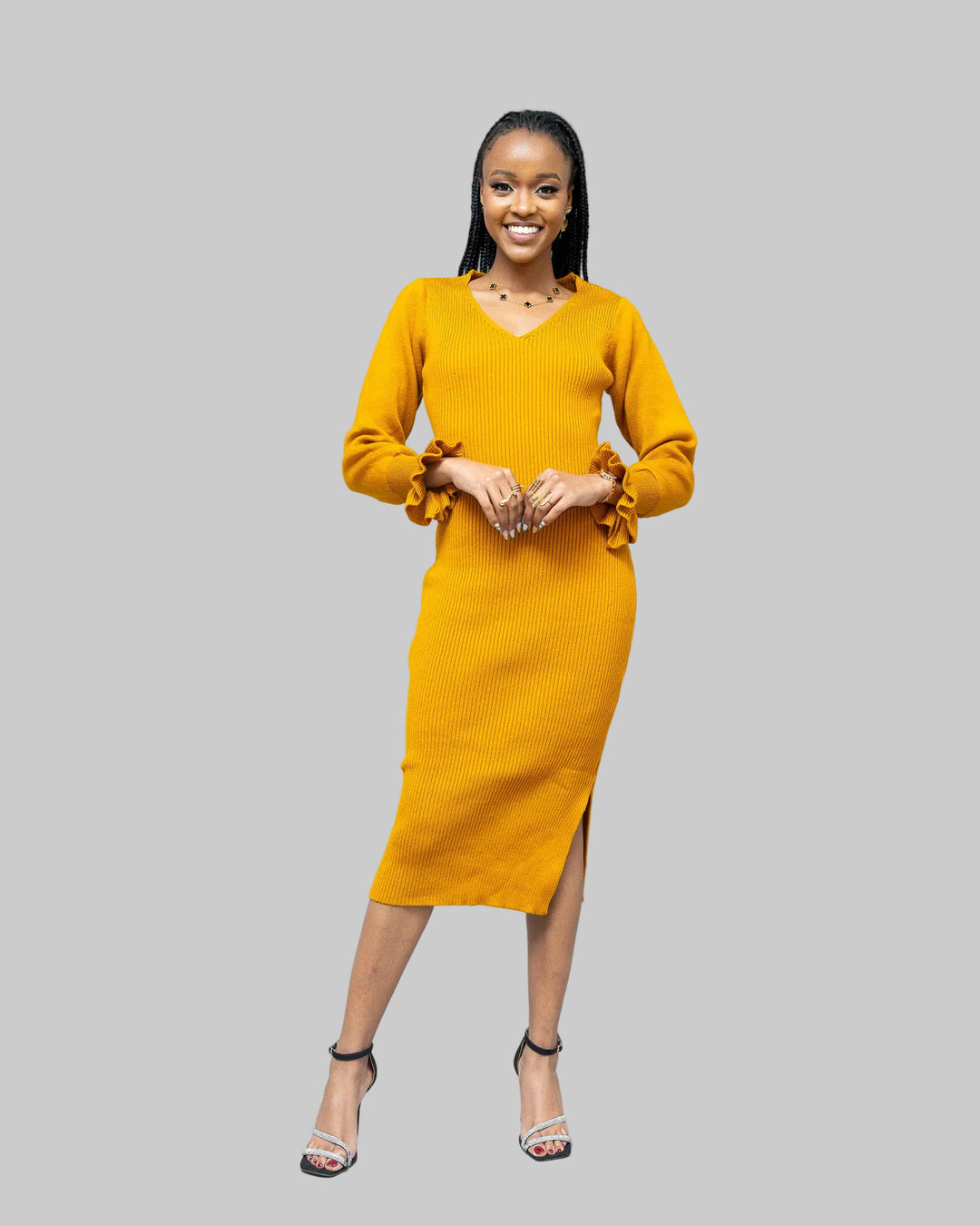Afriwia Twilight Dress - Mustard