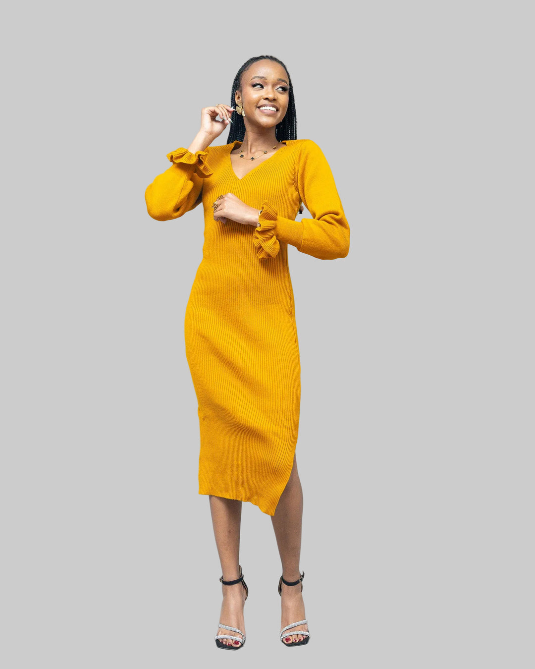 Afriwia Twilight Dress - Mustard