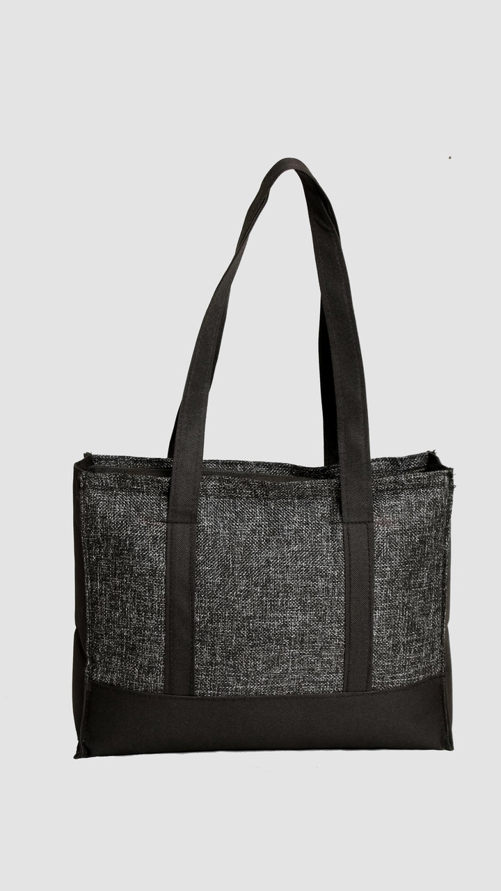 Mkenya Collection Tote - Black / Grey