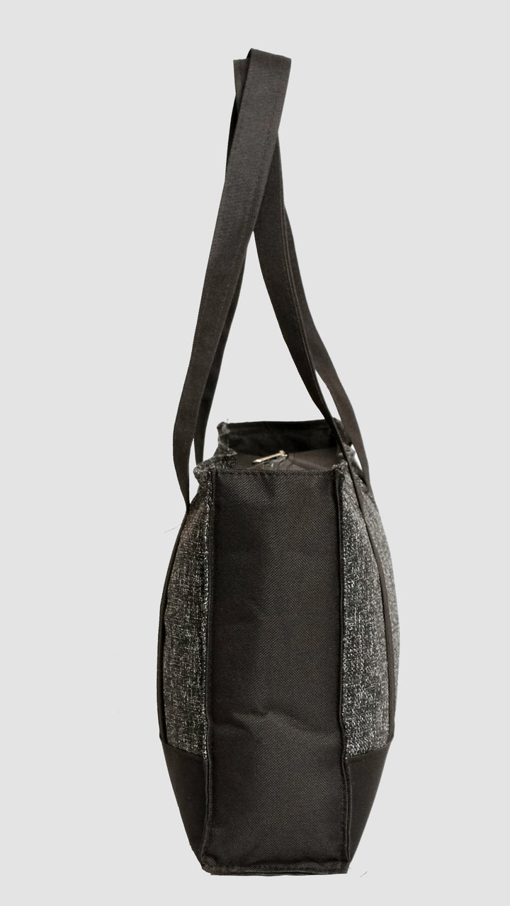 Mkenya Collection Tote - Black / Grey