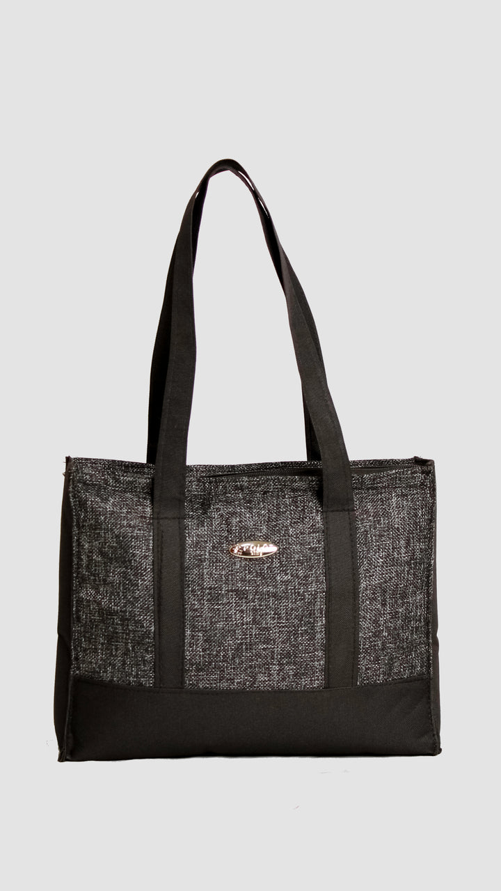Mkenya Collection Tote - Black / Grey