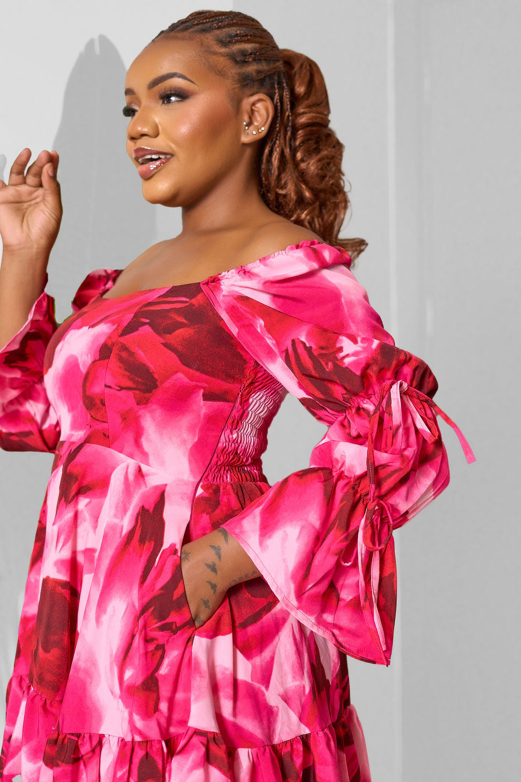 Plainchic Linda Skater – Pink Floral