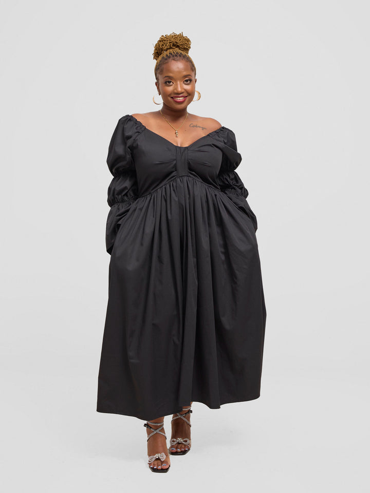 Busara Long Dress - Black