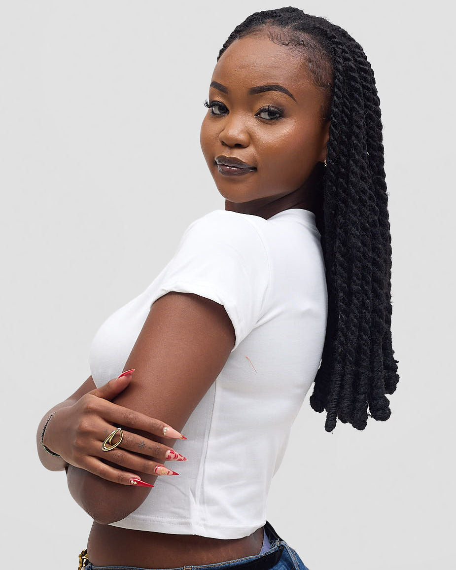Glam Lab Short Sleeve Top - White